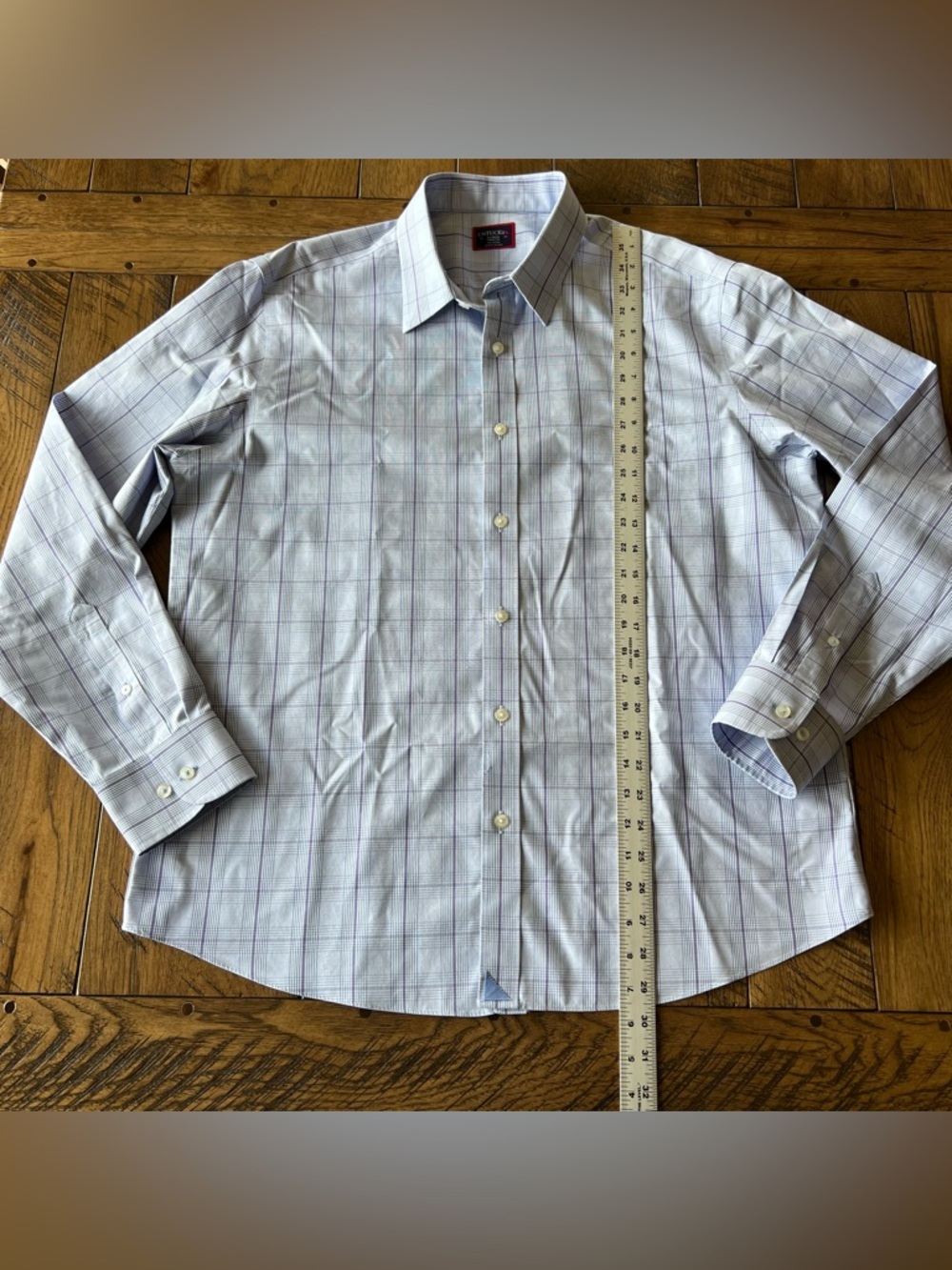 UNTUCKit Salisire Shirt Mens XL Purple Blue Long Sleeve Button Up Wrinkle Free - Picture 11 of 12